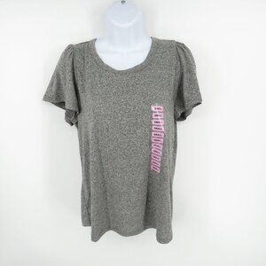 Philosophy Womens Grey Short Sleeve Top Size Small NWT $38